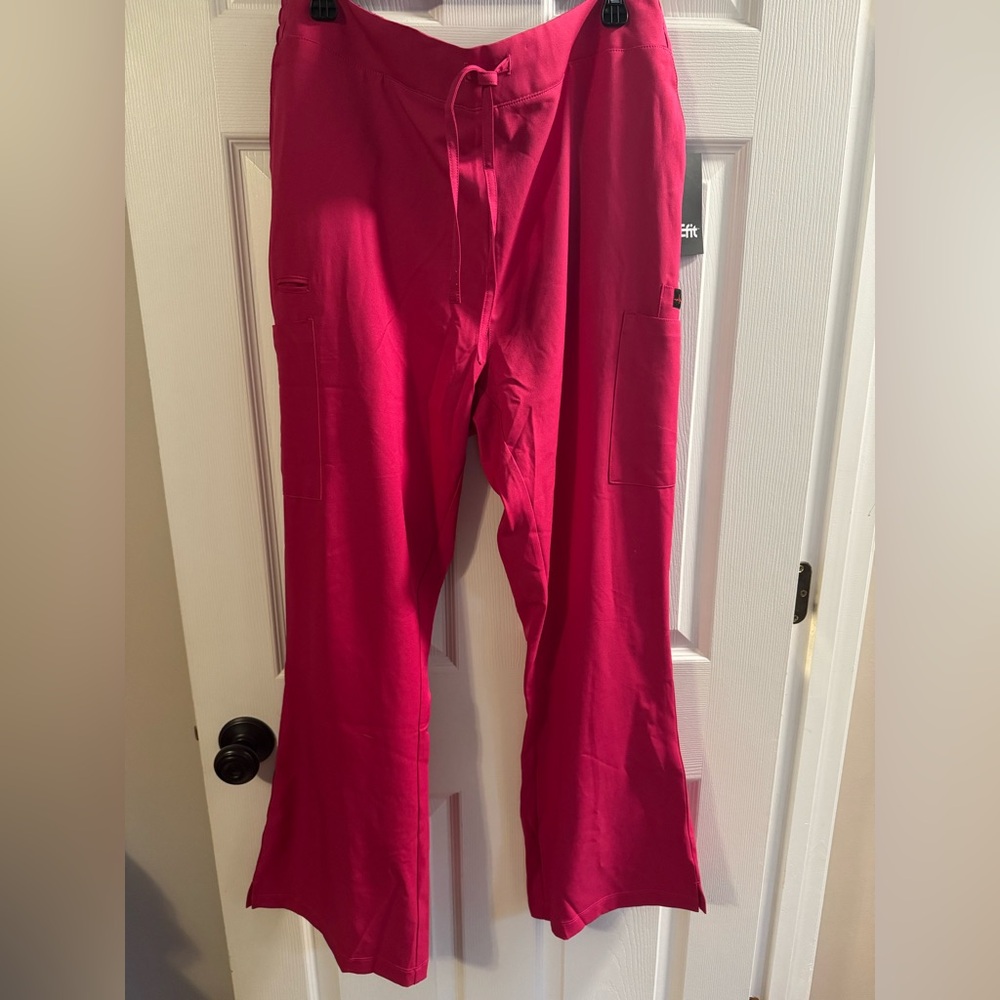 Women’s PulseFit Hot Pink Scrub Pants XL